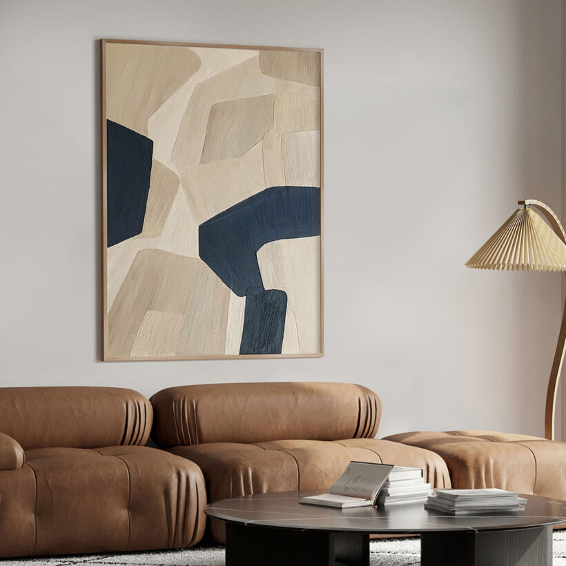 Poster Mockup in Modern Interior Room, Gallery Wall Mockup